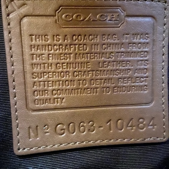 Vintage Coach Limited Edition Signature Soho Flap Studded Hobo Handbag 10484 - Picture 14 of 14